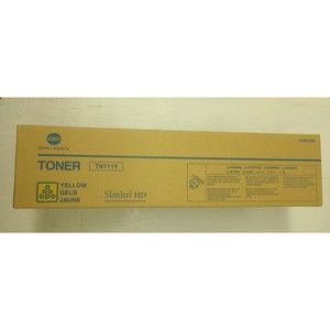 Konica Minolta TN711Y A3VU230 Yellow OEM Toner New